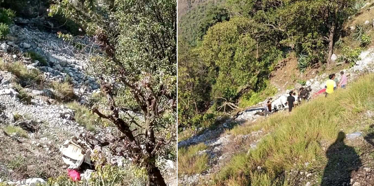 दार्चुलामा जीप दुर्घटना : सब–इन्जिनियरसहित दुईको मृत्यु, चार जना घाइते