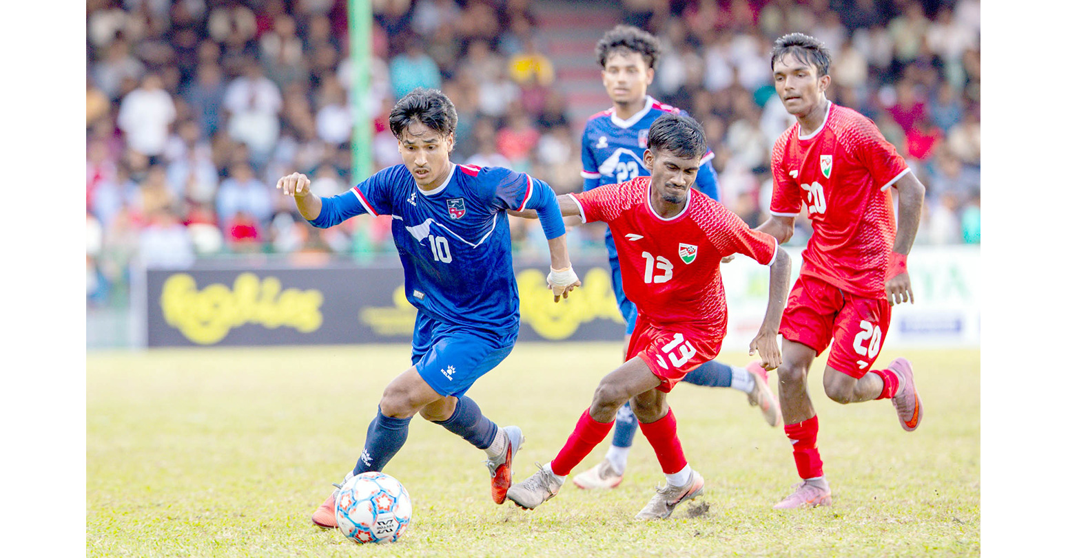 साफ यू–२० च्याम्पियनसिप : समूह विजेता बन्दै नेपाल