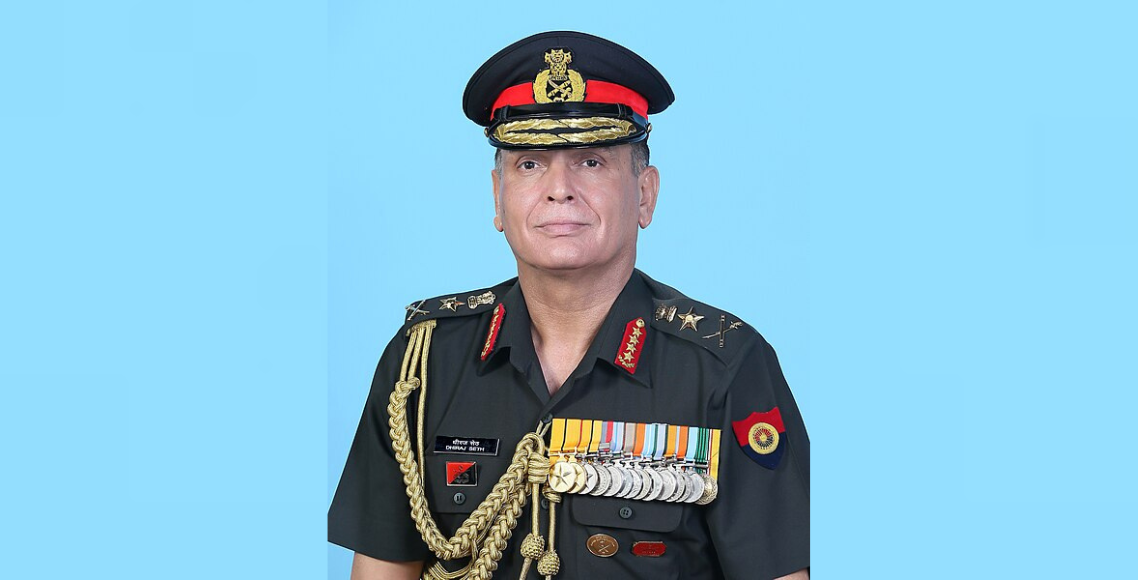 भारतीय सेनाध्यक्ष धीरज सेठ आज काठमाडौँ आउँदै: मानार्थ महारथीको दर्ज्यानी चिह्न प्रदान गरिने