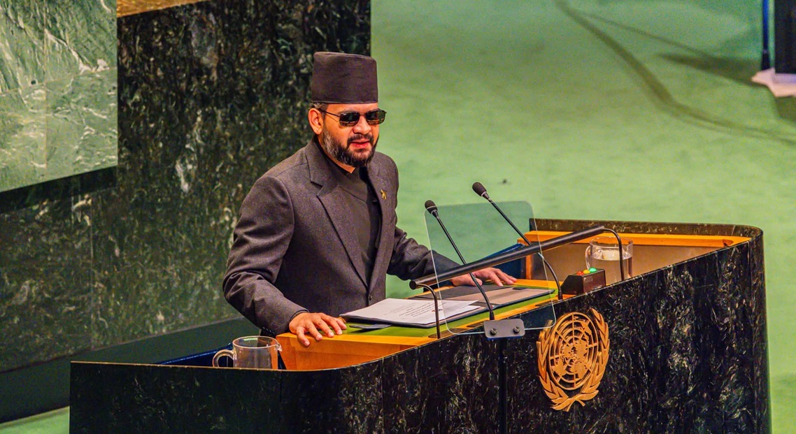 संयुक्त राष्ट्र संघमा प्रधानमन्त्री बालेन शाह: ‘युद्धका लागि त्रुटिहीन प्रणाली, खानाका लागि कमजोर आपूर्ति हुने विश्व व्यवस्था बदलिनुपर्छ