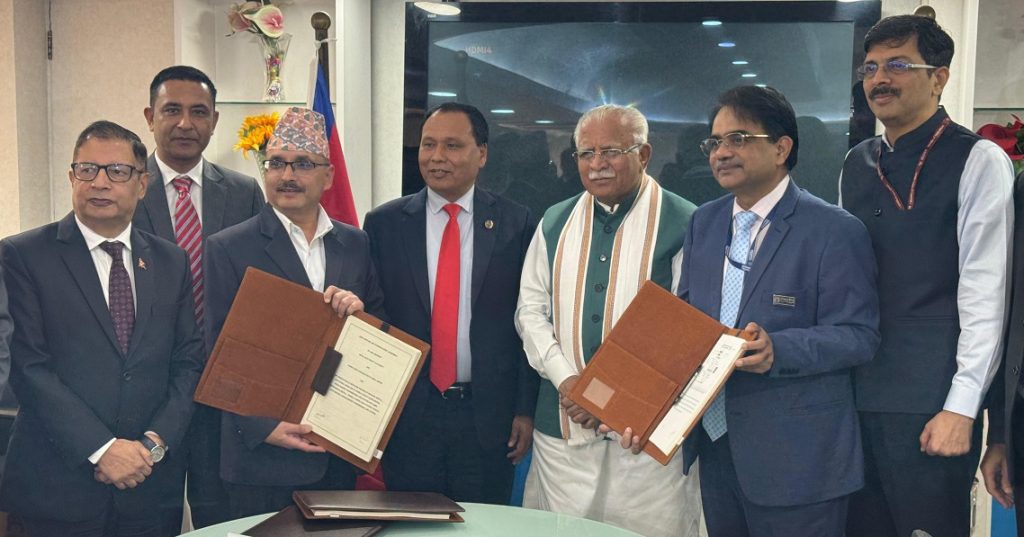 ४०० केभीका दुई अन्तर्देशीय प्रसारणलाइन बनाउन नेपाल र भारतबीच जेभी र सेयरहोल्डरबारे सम्झौता