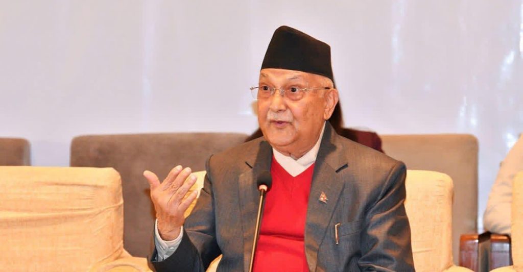 रवि-बालेनतिर संकेत गर्दै ओलीले भने- ‘वैदेशिक शक्तिको दलालीमा संलग्न’