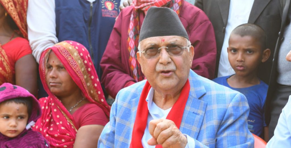 झापा ५ मा ओलीले आज चुनावी प्रतिवद्धता पत्र सार्वजनिक गर्ने