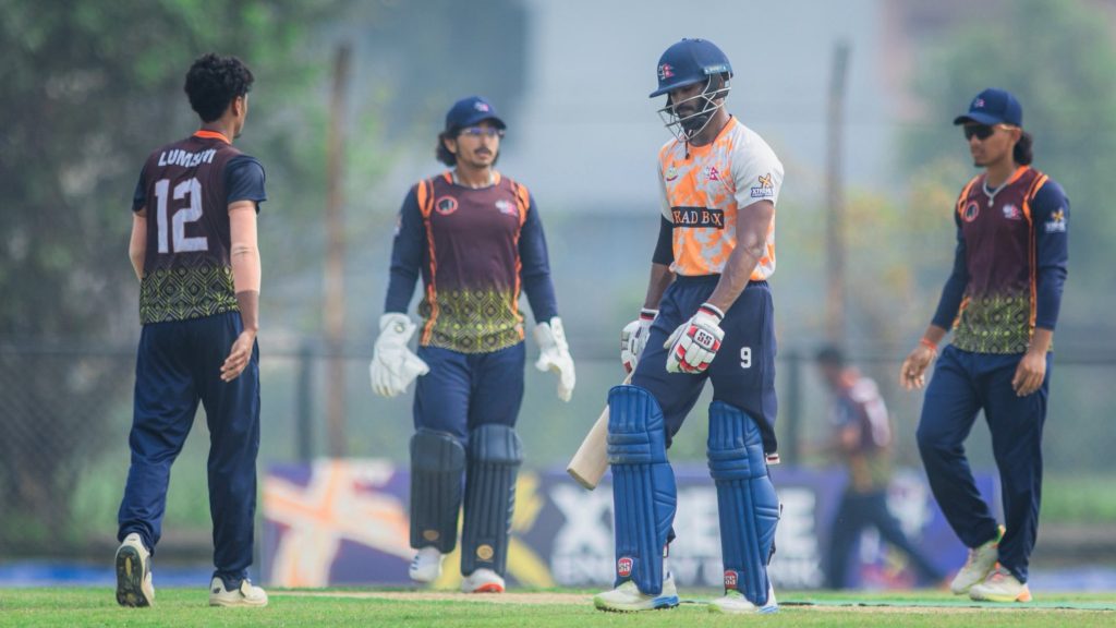 प्रधानमन्त्री कप क्रिकेट: एपीएफद्वारा लुम्बिनीलाई १२५ रनको सामान्य लक्ष्य