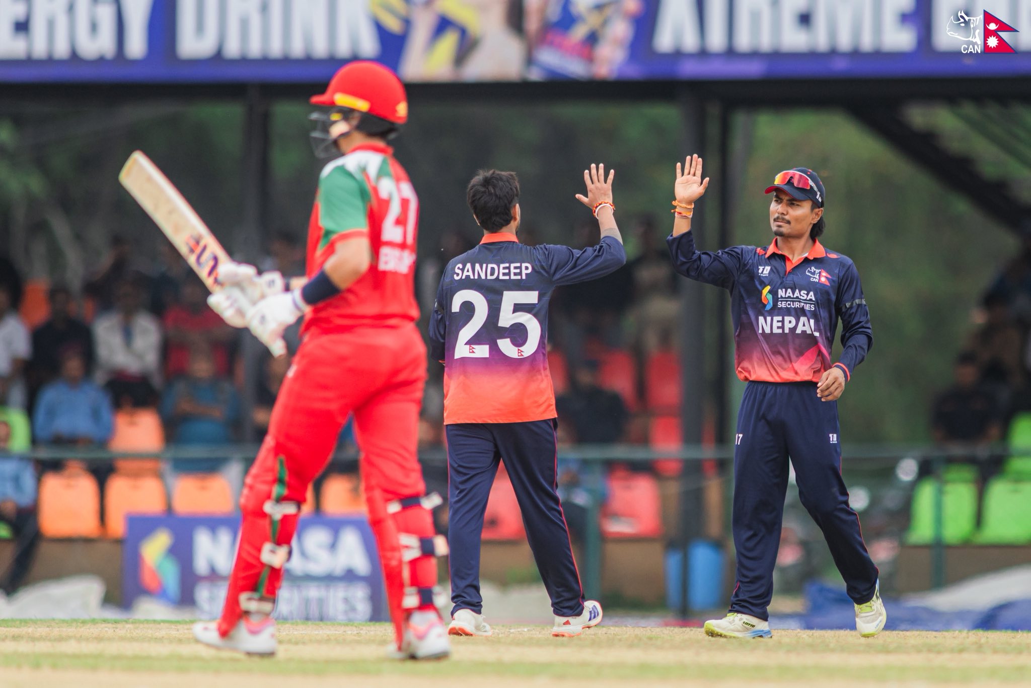 जतिन्दर सिंहको विष्फोटक शतक: नेपालसामु ओमानले प्रस्तुत गर्‍यो ३०६ रनको विशाल लक्ष्य